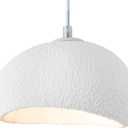 7.87 inch Wabi Sabi Pendant Light Modern Japanese Ceiling Fixture for Dining Room Kitchen Island Hallway, White E26 Base Hanging Lamp (20cm/7.87in)