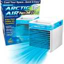 Arctic Air Pure Chill 2.0 Evaporative Air Cooler by Ontel - Powerful, Quiet, Lightweight and Portable Space Cooler with Hydro-Chill Technology For Bedroom, Office, Living Room & More,Blue