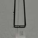 Over The Tank Toilet Paper Storage for 3 Roll Tissue, Toilet Paper Holder Stainless Steel Wall Mount with Storage and Reserve, Black Holder for Bathroom and RV Organization, Pack of 1 