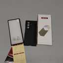 Maxdara for Z Fold 6 Case with S Pen Holder, Galaxy Z Fold 6 Case with Hidden Foldable Kickstand and Built-in Screen Protector, Slim Shockproof Phone Cover, Black