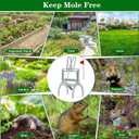 4 Pack Mole Traps that Kill Best, Mole Trap Easy to Set, Galvanized Steel Gopher Traps for Lawns, Reusable Quick Capture Gopher Hawk Vole Trap Outdoor Use