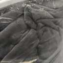 H.VERSAILTEX 4 Pieces Thick Velvet Sofa Covers Couch Covers for 3 Cushion Couch Sofa High Stretch Slipcovers Furniture Protector Form Fit Luxury Couch Cover for Dogs Width Up to 90 Inch (Sofa, Grey)