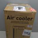 Portable Evaporative Air Cooler, Quiet Windowless Swamp Cooler with 4 Ice Packs, 2 Gallon Water Tank, Remote Control, 4 Modes & 3 Speeds, Oscillating Cooling Fan for Bedroom, Living Room and Office