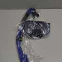 Greatever Snorkel Set Pano 3 Window Snorkel Mask Adult, Panoramic Wide View, Anti-Fog Scuba Diving Mask, Anti-Leak Snorkel Goggles Dry Top Snorkel, Professional Snorkeling Gear for Adults (Black Blue)