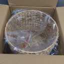 Aspen Creative 31605, Drum Spider Lamp Shade, Water Hyacinth, 12" Top x 12" Bottom x 9" Height