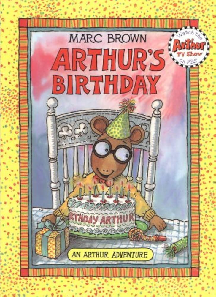 Marc Brown's Arthur's birthday, book