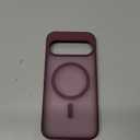 SPIDERCASE Magnetic for Google Pixel 10/Pixel 10 Pro Case, Military Grade Drop Protection Slim Translucent Matte Shockproof Anti-Fingerprint Phone Case for Pixel 10/10 Pro, Wine Red