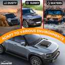 Hood Scoops For Cars, Universal Hood Scoop Hood Vents, Automotive Hood Scoops for Trucks Compatible with Dodge Ram 1500 2500 F150 F250 F350 Toyota Tundra GMC Sierra 1500 2500 Jeep Wrangler