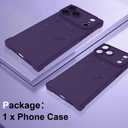 OOK Magnetic Case for iPhone 17 Pro Max 6.9 Inch [Wireless Charging Compatible] Soft TPU Solid Phone Cover Anti-Scratch Shockproof Protection Slim Case for Women Men - Purple