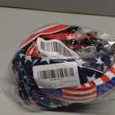 Twinfree 4pcs American Flag Headband 4th of July Independence Day Hair Accessory USA Patriotic Stars Stripes Twist Headbands