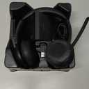 (2025 Upgraded) Wireless Headset with Mic for Work, Bluetooth Headset with Noise Canceling Microphone with Dongle, Charging Base & Mic Mute, Wireless Headphones for Work from Home/PC/Computer (Black)