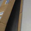 VEVOR 1.6" Rise Cuttable Threshold Ramp for Doorways, 35.4" Wide Natural Rubber Wheelchair Ramp, Non-Slip Solid Rubber Ramp with Double-Sided Tape for Doorways,Driveways,Bathroom,Smooth Tile