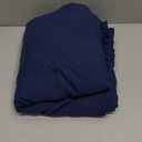 Navy Blue Duvet Cover Twin/Twin XL Size - Extra Soft Twin/Twin XL Size Duvet Cover - Lightweight, Comfy & Breathable - Easy Care with Zipper Closures & Ties - 68" x 90" Inches - Comforter Not Included