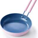 GreenPan Mini Healthy Ceramic Nonstick, 5" Round Egg Pan, PFAS-Free, Dishwasher Safe, Stay Cool Handle, Pink