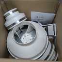 Festa AMG Legend Extreme EC Radon Fan – 3“ Installation Kit - Quiet and Energy Efficient Radon Mitigation Inline Fans – High Performance 6” Duct Fan