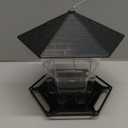 Bird Feeders for Outdoors Hanging Bird Feeder Wild Birds Seed, Black