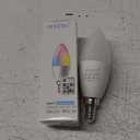 ANWIO Smart Light Bulbs, Smart Candelabra LED Bulb, Smart Chandelier Light Bulbs, 4.9W (40W Equivalent) 470LM, E12 Smart Bulbs, Compatible with Alexa Google, Only 2.4GHz WiFi No Hub Required, 1Pack