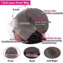 22 Inch Body Wave Lace Front Wigs Human Hair Pre Plucked for Black Women 13x4 Frontal Wigs Human Hair 200 Density Glueless Wigs Human Hair