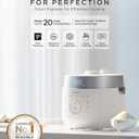 CUCKOO Twin Pressure Rice Cooker 10-Cup Uncooked / 20-Cup Cooked with Induction Heating Technology, 20 Menu Modes with Voice Guide, Large Rice Maker Multi-Cooker & Pressure Cooker (CRP-LHTR1009FW)