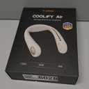 TORRAS COOLiFY Air 2025 Upgraded Neck Fan Air Conditioner, Dual-Airflow Pro Cooling, Ultra Light Portable Fan Rechargeable, Personal Cooling Fan Travel Essentials, Ivory