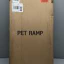 Dog Ramp for Bed& Couches – 4 Heights up to 18.31", Anti-Slip, Portable, Supports 100 lbs – Easy-Clean Pet Stairs for Small & Senior Dogs