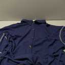 Dokotoo Womens 2025 Summer Casual Button Up Short Sleeve Drawstring Waist Shorts Jumpsuits Striped Rompers with Pockets (XX-Large, Navy Blue)