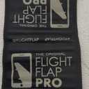 Airplane Phone Holder, Flexible Cell Phone Holder, Folding Cellphone Stand for Desk, Bed, Office, Treadmill - Airplane Gadgets for Long Travel Accessories - Plane Essentials (Black)