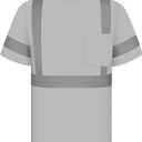 TCCFCCT High Visibility Shirt for Men Class 3 Construction Shirts with Pocket, Hi Vis Reflective Safety Work Shirts for Men Women, Short Sleeves, Durable & Breathable, DC-Light Gray 3XL