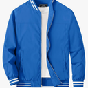 Nautica Men's Lightweight Windbreaker Stretch Athletic Outdoor Full Zip Bomber Golf Jacket M