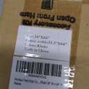 Persilux Free-Stop Cordless 100% Blackout Roller Shades for Windows, Natural Woven Fabric UV Protection Privacy Thermal Insulated Window Blinds for Indoor Windows, Home, Bedroom, Khaki 34" W x 64" H