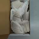 500 Merchandise Tags with String Attached - 2 1/4” x1 7/16” - White Marking Hanging Paper Tags with Strings, Labels to Tie On