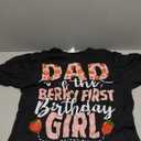 Dad Of The Berry First Birthday Girl Sweet Strawberry T-Shirt, M