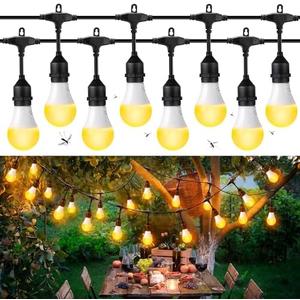 Qualirey Mosquito Repellent LED String Light for Outdoor, 7W Waterproof Mosquito Repellent Light Bulbs Outdoor Mosquito Repellent for Patio Backyard Deck(24 ft) Qualirey Mosquito Repellent LED String Light for Outdoor, 7W Waterproof Mosquito Repellent Light Bulbs Outdoor Mosquito Repellent for Patio Backyard Deck(24 ft)