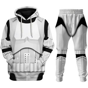 Buxomigrl Adult Halloween Cosplay Hoodie Pants Outfit 3D Print Costume Sweatshirt Suit Lounge Sets XXL