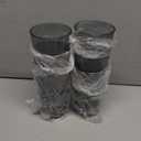 Unbreakable Plastic Drinking Glasses, Set of 6, Shatterproof Drinking Cups, Plastic glass cup,16 oz plastic Tumbler Cups,Dishwasher Safe (Grey)