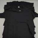 Hanes Men's Ecosmart T-Shirt (Pack of 6) Large, Black