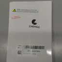 Chengu 62 Piece Crystal Legs and Facial Hair Removal Kit for Women- 2 Sizes Smooth Away Pads, 60 Fine Exfoliation Sandpapers for Lip and Skin Care(Pink, Black)