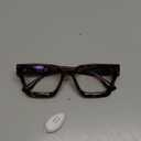 Livho Oversized Eyewear Frame for Woman and Men - Rectangle Fashion Glasses for Computer, Chic Preppy Frame (Coco Tortoise)