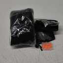 Sunany Travel Pillow, Inflatable Neck Pillow Used for Airplanes/Cars/Buses/Trains/Office Napping with Eye Mask/Earplugs (Balck) (Medium, Black)