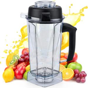 Blender Pitcher 64oz, Upgrade Replacement Pitcher Container Jar Cup Compatible with 5200 5300 6300 7500 VM0197 VM0101 VM0102 VM0103 E310 Classic Explorian Commercial Professional Series