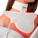 Qure Neck & Dcolletage & Chest LED System, Red Light Therapy with 2 Wavelengths of Light, Red 633nm and Near-Infrared 830nm