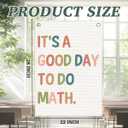 Funny Math Classroom Decor Banner, It's A Good Day To Do Math Sign, High School Middle School Classroom Decor, Gifts for Teacher 22x28 Inch, 22"L x 18"W