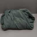 ZNSAYOTX Super Stretch Chair Slipcover (30"-47"), New Striped Sofa Chair Covers for Living Room, Dogs Pet Friendly Anti-Slip Chair Protector Spandex Armchair Slipcovers (Pea Green, Chair)