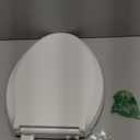 KOHLER 4636-RL-0 Cachet ReadyLatch Elongated Toilet Seat Slow Close, Soft Close Toilet Seat Quiet Lid, Contoured Grip-Tight Bumpers Installation Hardware, Apartment Essentials, White