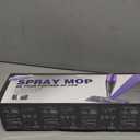 Spray Mops for Floor Cleaning - Wet Dry Mops with 6 Disposable Pads for Swiffer Powermop - Refillable Bottle for Hardwood Tile Home Kitchen - Absorbs Pet Hair Dust Stains (Gray)