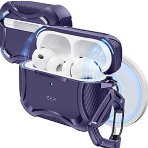 ESR for AirPods Pro 3 Case, Compatible with AirPods Pro Case 3rd Generation (2025), Compatible with MagSafe, Full Drop Protection Cover with Lanyard, Dark Blue