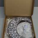 Yookeer Crescent Moon Lamp Wooden Eid Table Night Light Decor 10'' Ramadan Mubarak Moon Shaped Lamp USB Wooden Ramadan LED Lights Table Decoration for Muslims Islamic Bedroom Home Decor Gift