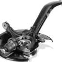 Front Left Side Steering Knuckle & Wheel Bearing Hub Assembly Compatible with Honda Accord 2008-2012, Acura TSX 2009-2014, Replace for 698-447 (Excluding Nut)