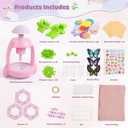 Bsgifts Fabric Flower Making Toys, DIY Flower Press Kits for Kids Ages 3-12, Creative Educational Activity Arts & Crafts Toys, Ideal Gifts for Girls
