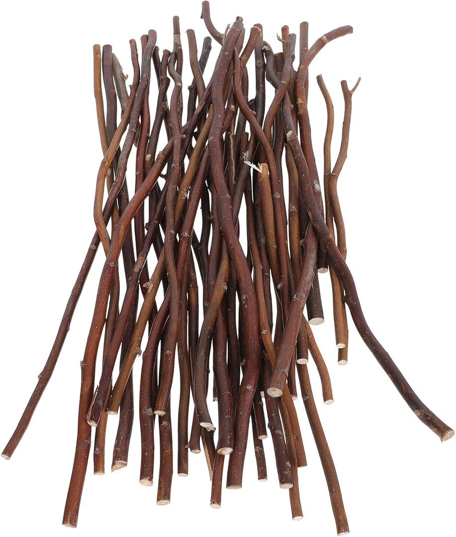 IMIKEYA 40pcs Natural Birch Twigs Craft Branches Twigs Decorative Birch Branches DIY Vase Kit Stems for Vase Wedding Centerpieces(7.87in/11.79in, 20 pcs Each)